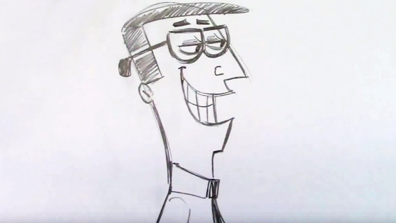 1280x720 how to draw a silly dad cartoon - Silly Face Drawing