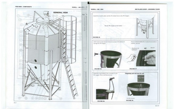 578x361 concrete foundation drawing for small feed silo - Silo Drawing