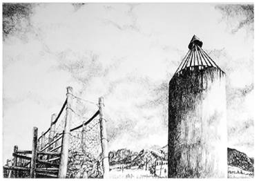 375x262 hoekwil corn silo drawing - Silo Drawing