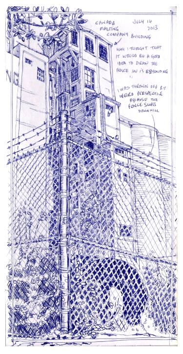 375x726 canada malting company silo drawing - Silo Drawing