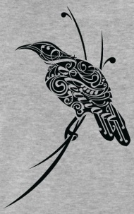 190x303 nz bird silver fern new zealand men's premium t shirt spreadshirt - Silver Fern Drawing