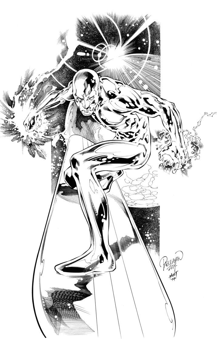 716x1115 silver surfer - Silver Surfer Drawing