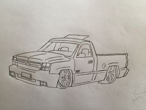 300x225 Chevy Ss - Silverado Drawing