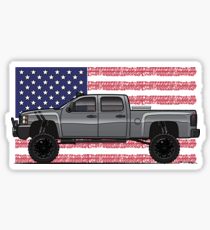 210x230 Silverado Drawing Stickers Redbubble - Silverado Drawing