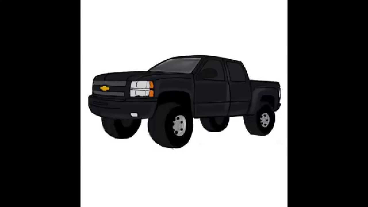1280x720 Drawing Chevrolet Silverado Drawing Kits Monster Truck - Silverado Drawing