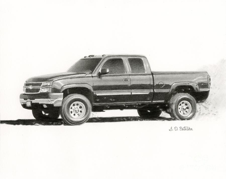 900x714 Chevy Silverado Hd Drawing - Silverado Drawing