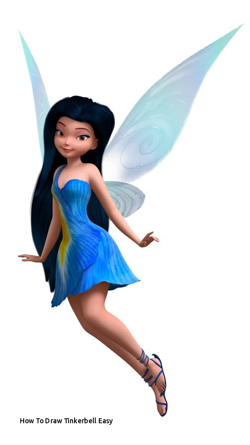 506x900 How To Draw Tinkerbell Easy Silvermist Disney Wiki - Silvermist Drawing