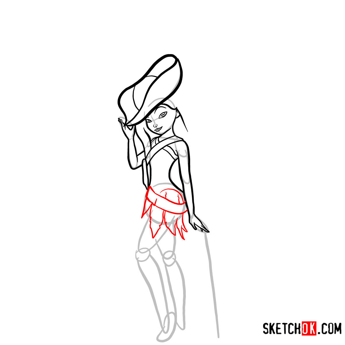 1200x1200 How To Draw Silvermist The Pirate Disney Fairies - Silvermist Drawing