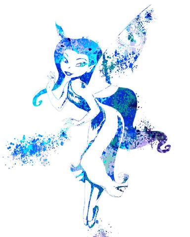 384x480 Disney Fairies Poster Silvermist Art Print Ontrendandfab - Silvermist Drawing