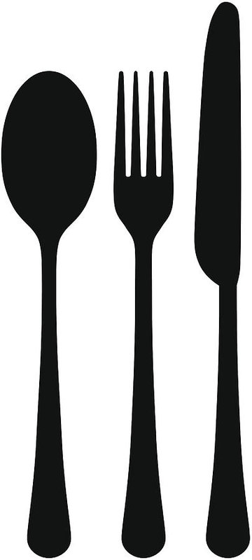 360x800 silverware art print - Silverware Drawing