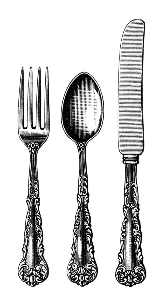 Silverware Drawing at Explore collection of