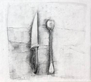 375x341 silverware drawings for sale saatchi art - Silverware Drawing