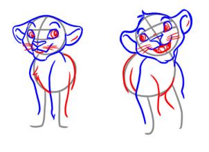 302x220 how to draw how to draw simba and nala - Simba And Nala Drawing