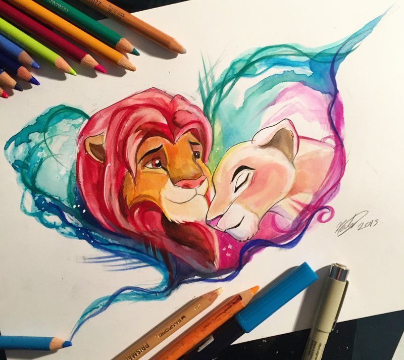 800x713 simba and nala - Simba And Nala Drawing