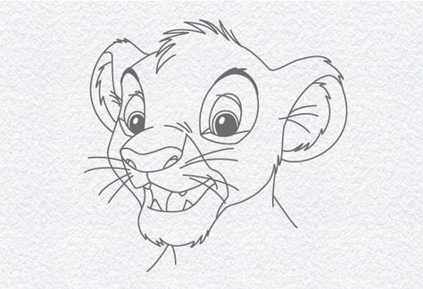 474x324 How To Draw The Lion King - Simba Drawing