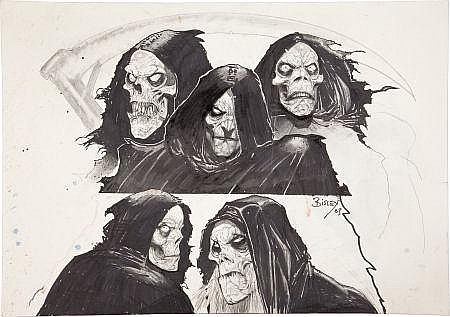 450x317 Simon Bisley Artwork For Sale - Simon Bisley Drawing
