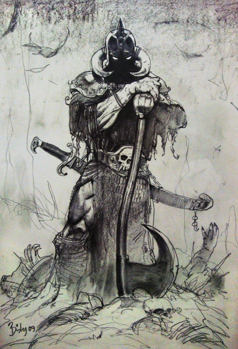 482x705 simon bisley death dealer art, in hiew v's comic art comic art - Simon Bisley Drawing