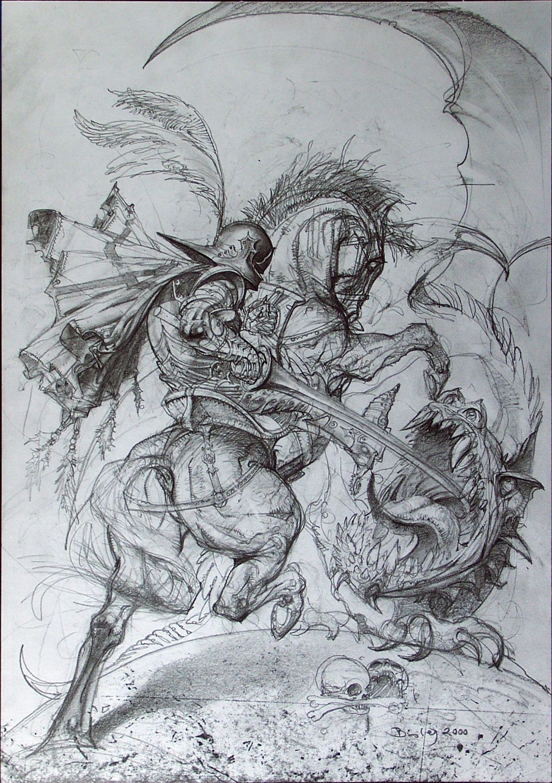 1108x1572 Bible - Simon Bisley Drawing
