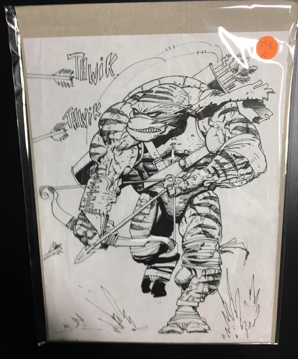 1000x1204 Teenage Mutant Ninja Turtles Original Art Drawing - Simon Bisley Drawing