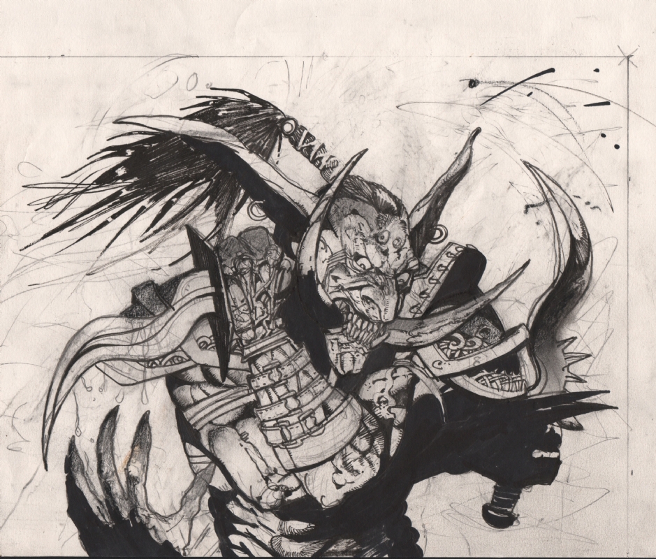 939x800 simon bisley world of warcraft trading card art, in john rugr's - Simon Bisley Drawing