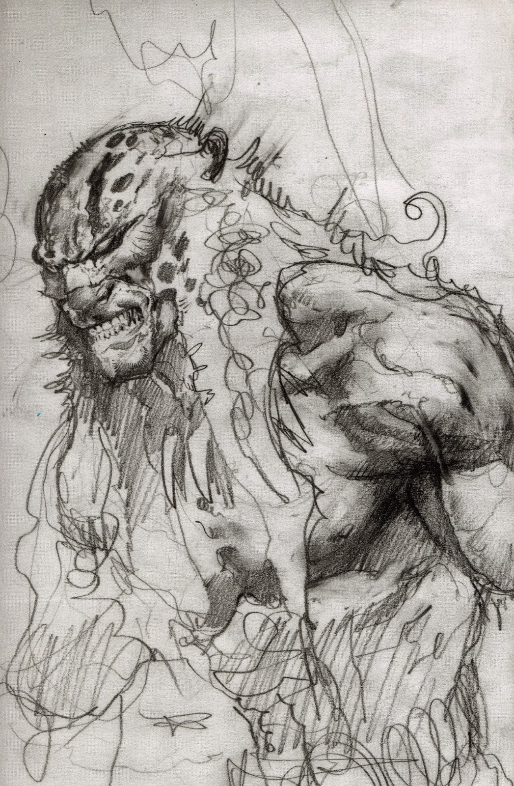 1047x1600 Cap'n's Comics Jaguar God - Simon Bisley Drawing