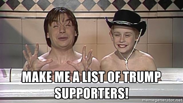 640x360 Make Me A List Of Trump Supporters! - Simon Drawings