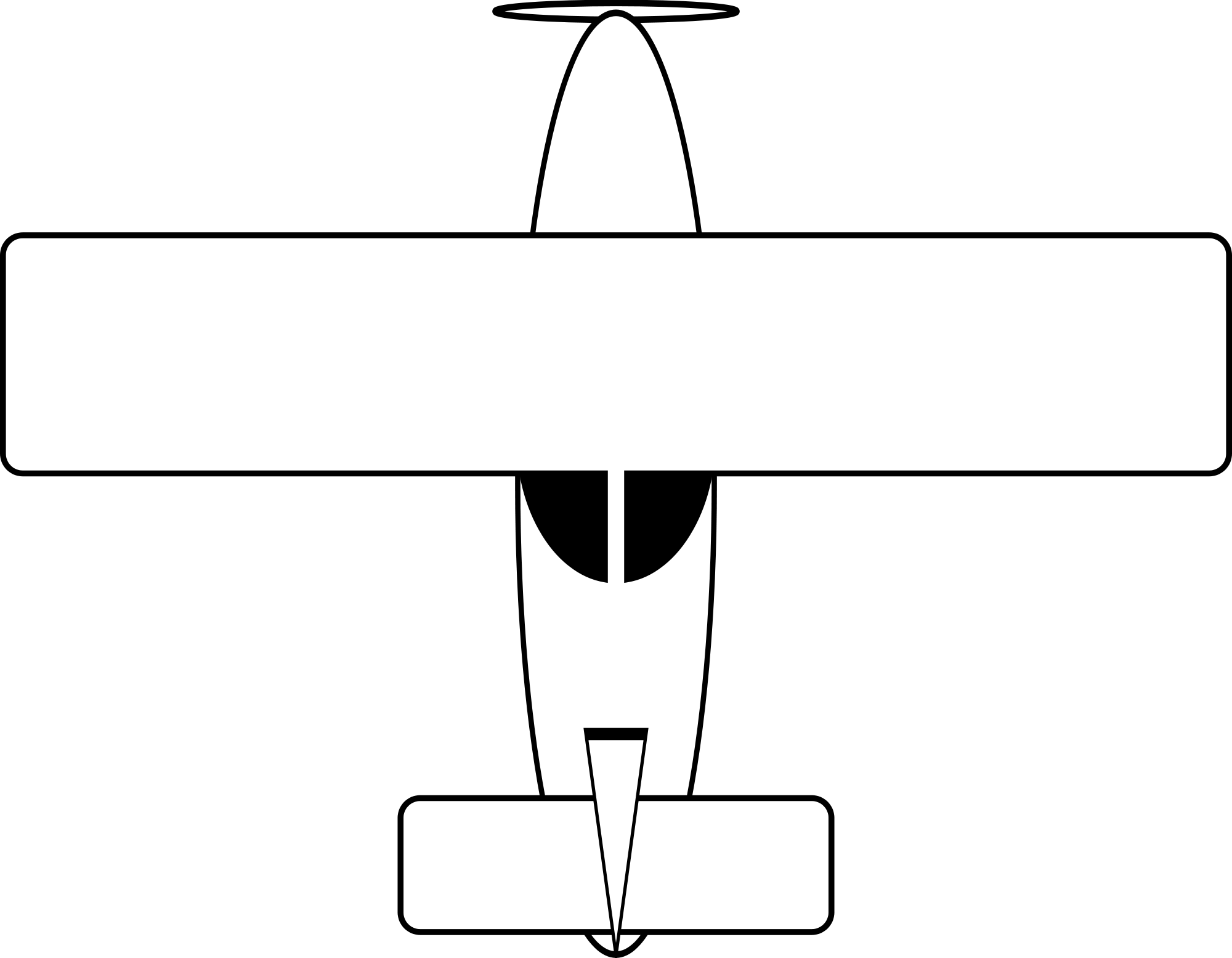 2000x1555 Drawing Airplane Simple Transparent Png Clipart Free Download - Simple Airplane Drawing