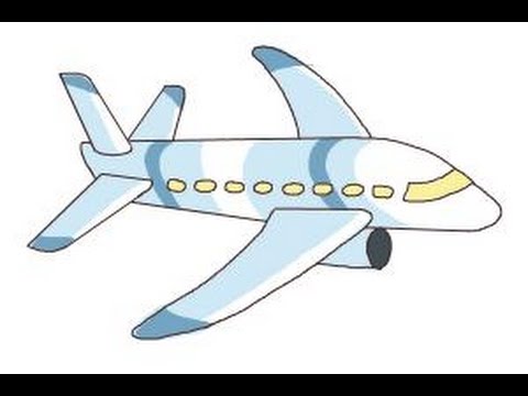 480x360 How To Draw A Simple Airplane - Simple Airplane Drawing