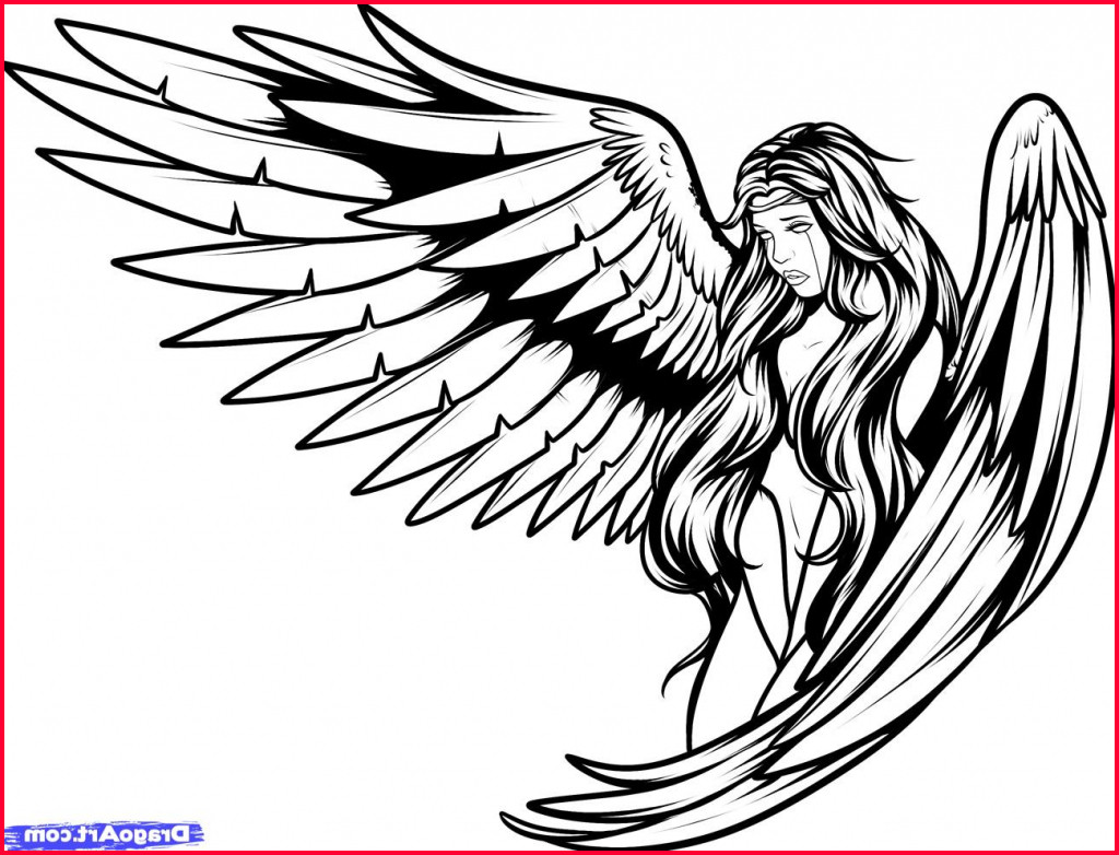 1024x782 how to draw angels how to draw angel simple angel drawing - Simple Angel Drawing