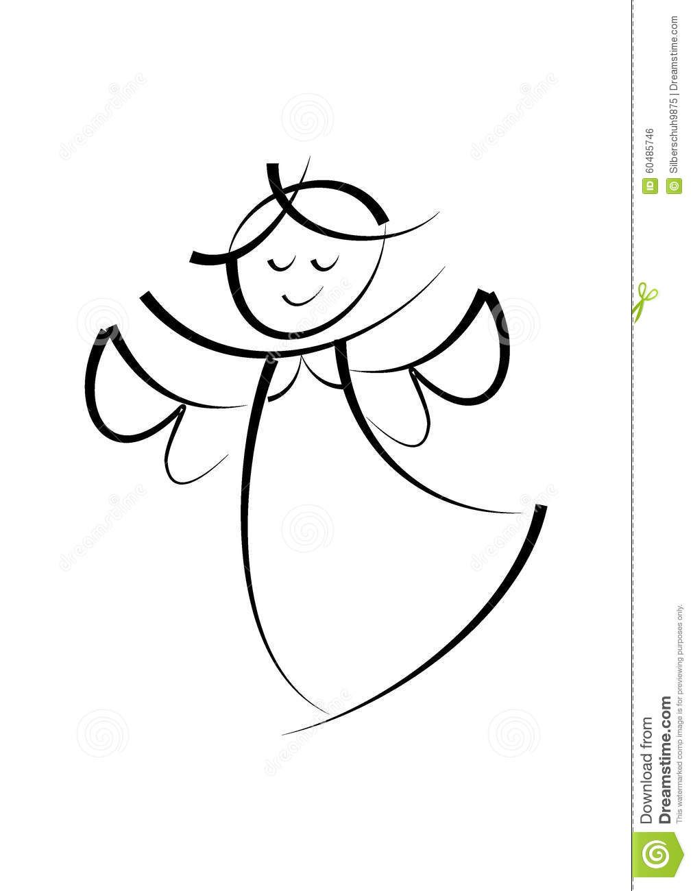 1011x1300 image result for simple angel drawing inked angel drawing - Simple Angel Drawing