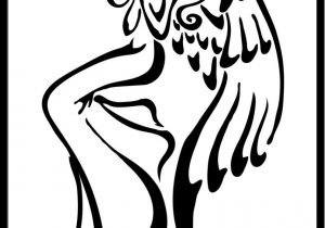 300x210 angel drawings black and white angel black and white drawing - Simple Angel Drawing