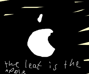 300x250 A Simple Apple Drawing - Simple Apple Drawing