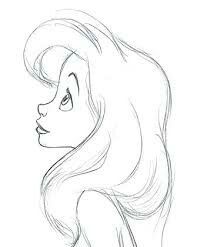 204x247 princess ariel simple drawing - Simple Ariel Drawing
