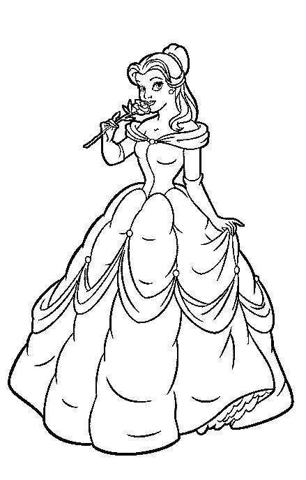 439x688 ariel coloring pages simple linear disney princess princess - Simple Ariel Drawing