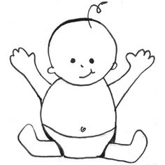 236x236 cartoon baby face zoodle doodles baby cartoon, baby face - Simple Baby Drawing