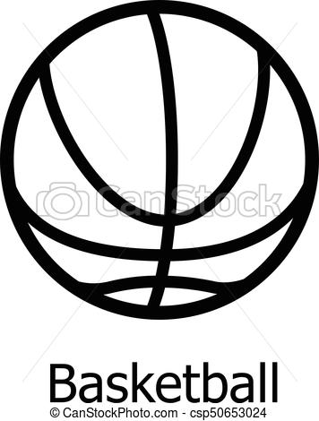 356x470 basketball icon, simple black style basketball icon simple - Simple Basketball Drawing