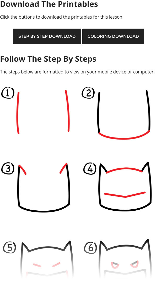 595x1094 How To Draw Cartoon Batman - Simple Batman Drawing