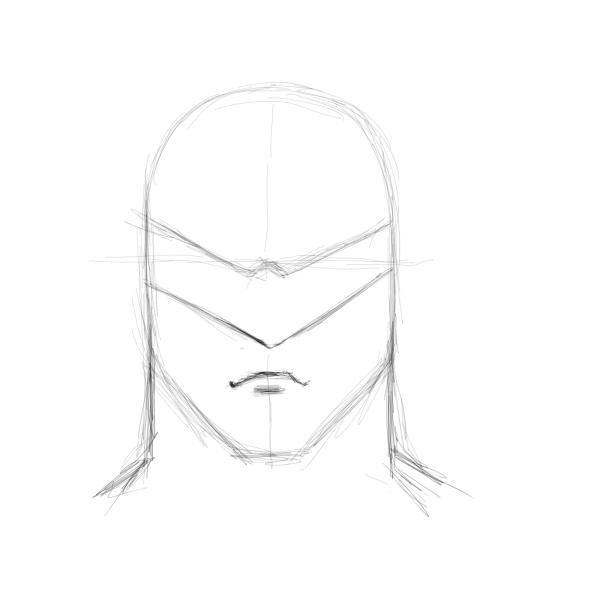 600x600 How To Draw Batman - Simple Batman Drawing