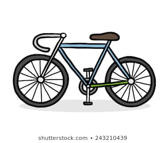 325x280 huge collection of 'bicycle cartoon drawing' download more than - Simple Bicycle Drawing