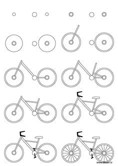 236x333 how to draw a bike drawing tips and art in bicycle - Simple Bicycle Drawing