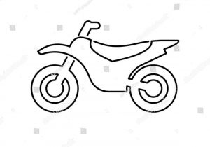 300x210 Bike Drawing Kids Artrhdrawingforkidscom Motorcycle Motorbike Icon - Simple Bike Drawing