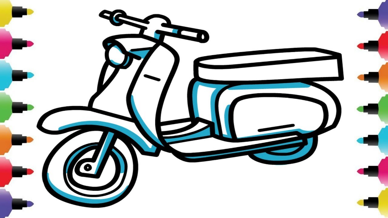 1280x720 How To Draw A Bike - Simple Bike Drawing
