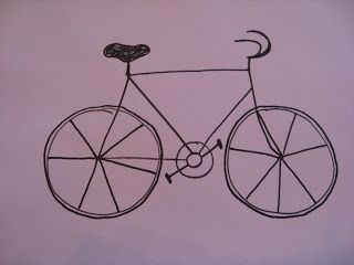 320x240 Simple Steps For Drawing A Bike Artistic Inspirations - Simple Bike Drawing