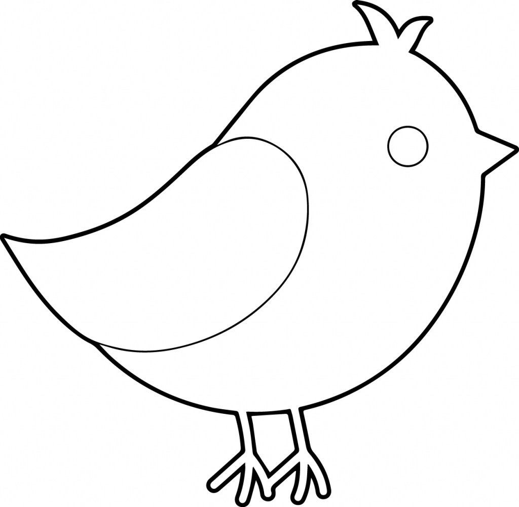 Simple Bird Drawing at PaintingValley.com | Explore collection of ...