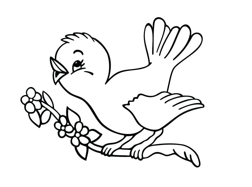 1024x759 Simple Kids Drawing Fresh Elegant Collection Simple Bird Drawing - Simple Bird Drawing For Kids
