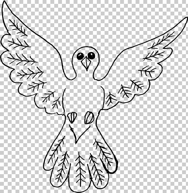 728x748 Columbidae Drawing Doves As Symbols Line Art, Simple Bird Png - Simple Bird Line Drawing