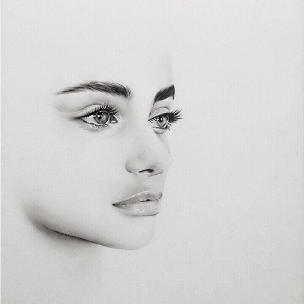 600x600 The Best Pencil Drawings Ideas Pencil Drawings - Simple Black And White Drawing Ideas