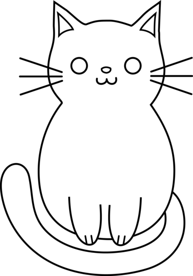 385x550 Collection Of Free Drawing Cats Simple Download On Ui Ex - Simple Black Cat Drawing