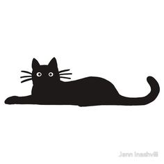 236x236 Drawn Black Cat Simple - Simple Black Cat Drawing