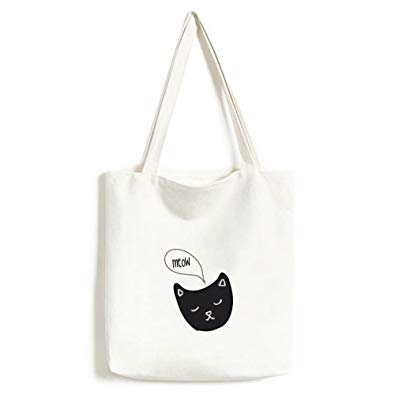 395x395 Black Cat Head Meow Simple Line Drawing Protect Animal - Simple Black Cat Drawing